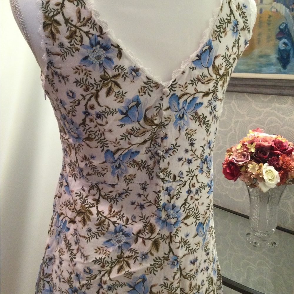 PRICE DROP! NWT Laura Ashley Linen Summer Dress w Pockets